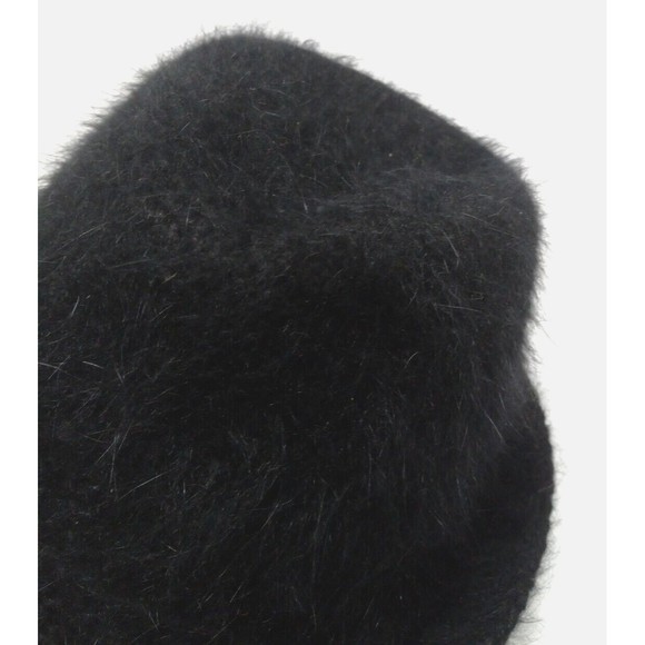 COPY - Women's Fedora Look Angora Wool Hat Vintage Black Classic Hollywood 20s … - Picture 4 of 7